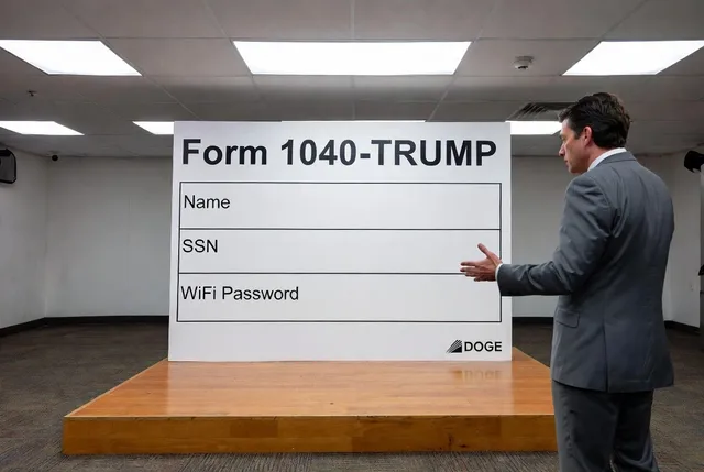 Government Unveils ‘One, Big, Beautiful’ Tax Form That Just Asks For Your WiFi Password