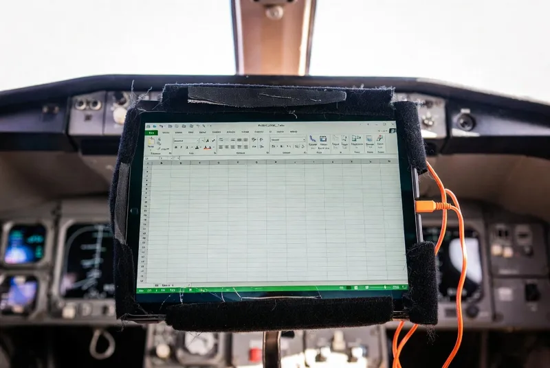 Efficiency Breakthrough: Delta Replaces 75% of Pilots with Single iPad Running Excel